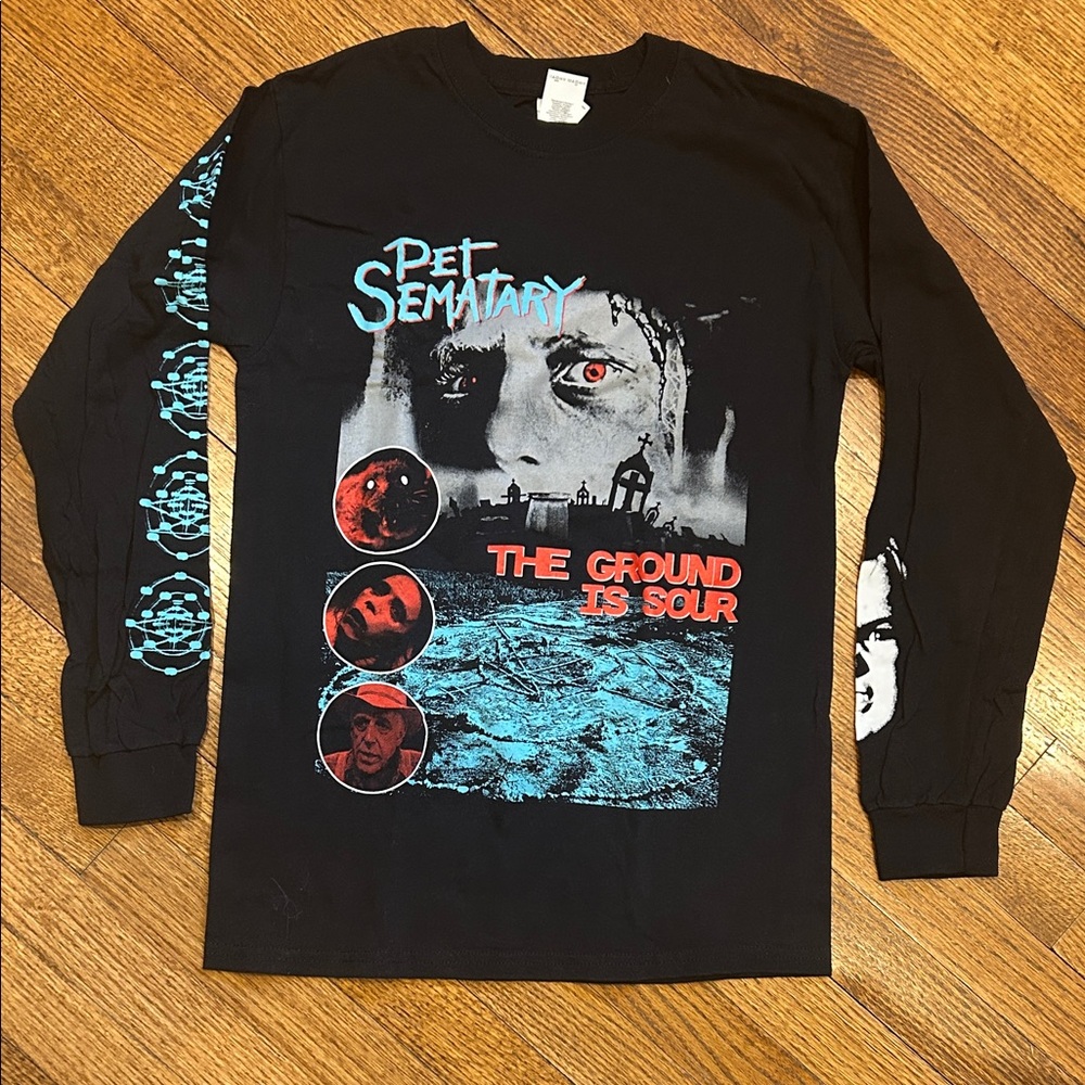 Pet Sematary (1989) Black Long-Sleeve Unisex Shirt - NWOT, Size Small